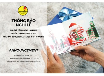 THÔNG BÁO: NGHỈ TẾT DƯƠNG LỊCH 2021